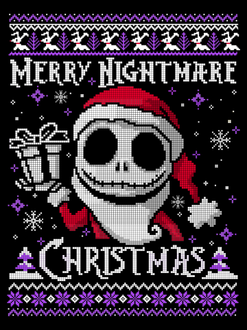 Merry nightmare ugly christmas sweater