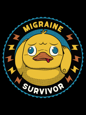 Mild Headache Survivor Funny Duck