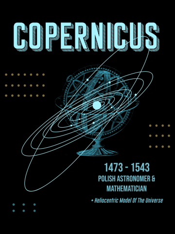 Minimal Science Posters - Nicolaus Copernicus 01 - Astronomer, Mathematician