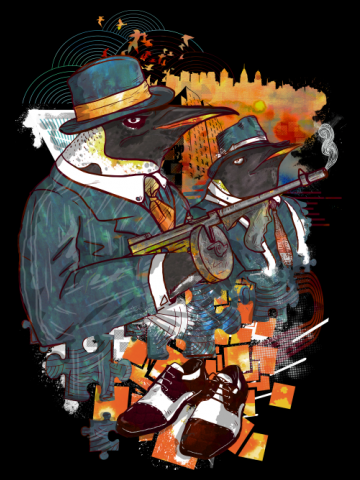Mobster Penguins