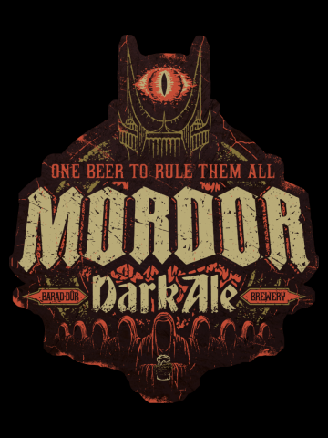 Mordor Dark Ale - Print