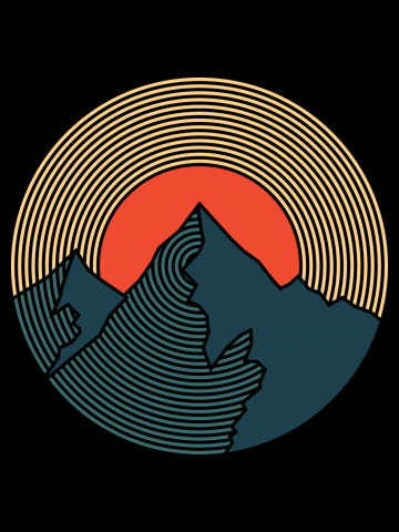 Mountain and Sunrise patterns