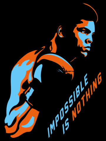Muhammad Ali Quote - Impossible is Nothing