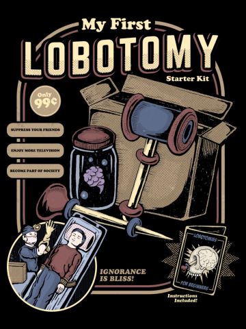 My First Lobotomy Starter Kit - Retro Vintage Advertisement