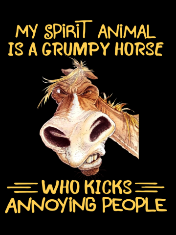My Spirit Animal is a Grumpy Horse