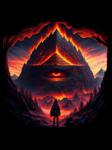 Mystery of the triangular volcano