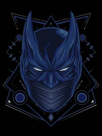 Ninja Assassin with sacred geometry