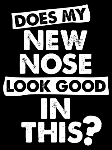 Nose Surgery TShirt Cosmetic Plastic Nose Job Recovery Gift