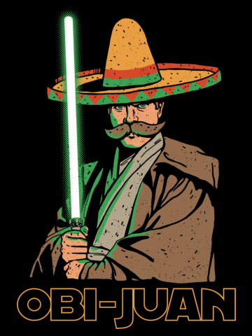 Obi Juan Funny Mexican Sombrero Cinco de Mayo