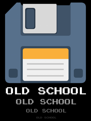 Old Computer Floppy Diskette
