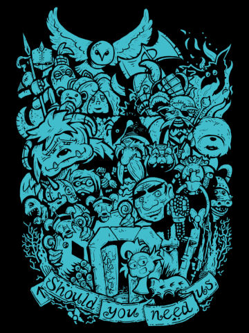 Old Friends (blue)