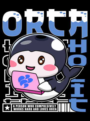 Orca Whale Animal Working Funny