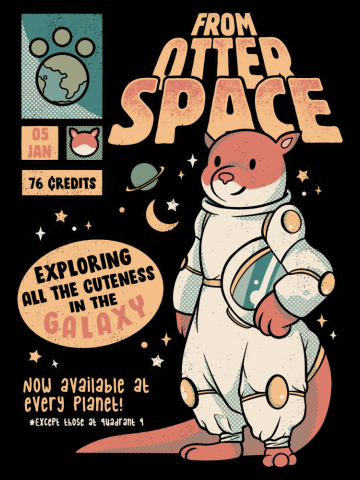 Otter Space Astronaut Other Gravity Galaxy Comics