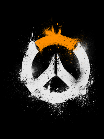 Overwatch Logo! [Spray-Painted] 