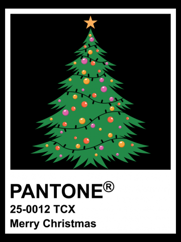 PANTONE Christmas tree