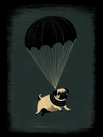 Parachute Pug