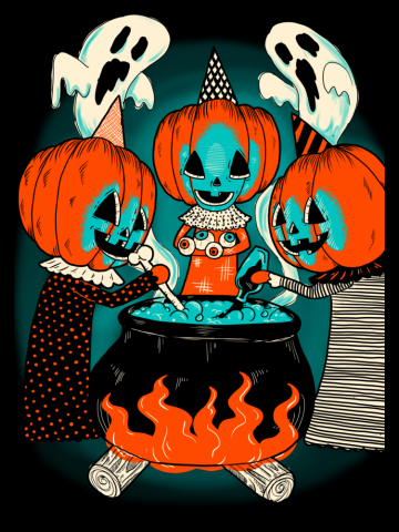 Pepon, Pumpkin, and Pompon