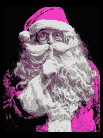 Pink Santa