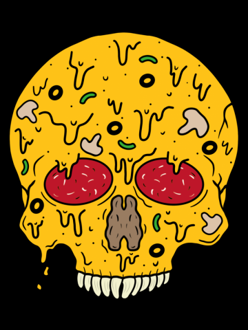 Pizza Skull