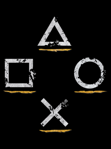 PlayStation Button Icons Uncharted Style 