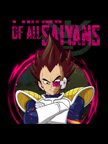 Príncipe dos Saiyajins - preta
