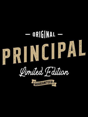 Principal Funny Job Title Profession Birthday Worker