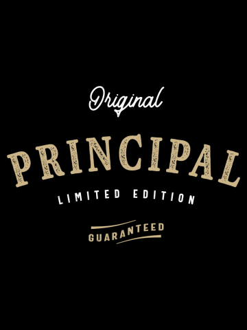 Principal Funny Job Title Profession Birthday Worker