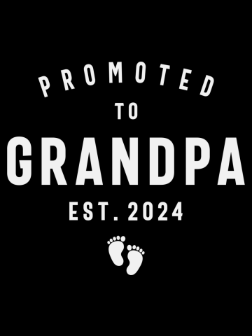 Promoted to Grandpa Est 2024 Soon to Be Grandpa 2024