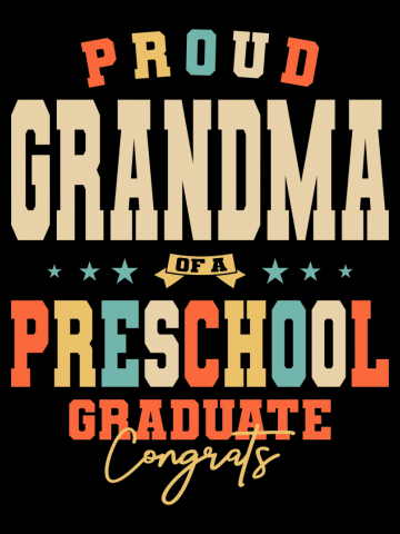 Proud Grandma of a Preschool Graduate Graduation Class 2022