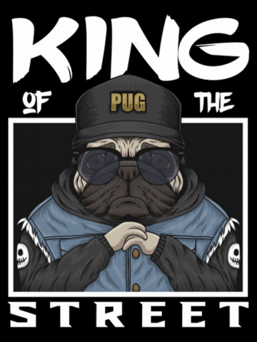 Pug king of the street