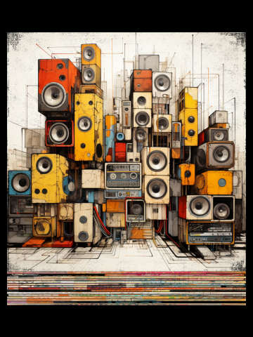 Pure Sound - Vintage Audio HiFi Setup with Vinyl Records