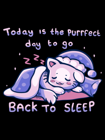 Purffect Day to Go Back to Sleep