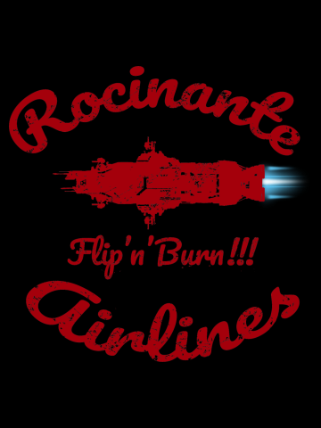 ROCINANTE AIRLINES FLIP'N'BURN!