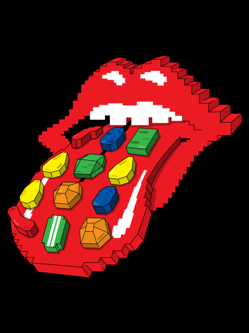 ROLLING PIXEL STONES