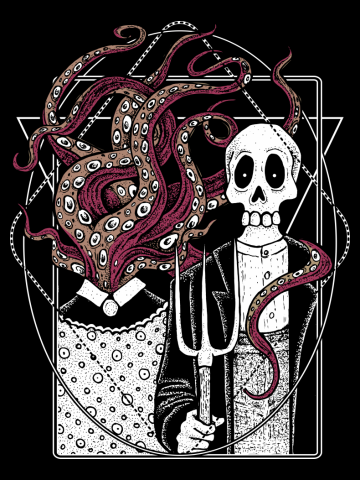 R'yleh Gothic - a tribute to Ameriacan Gothic
