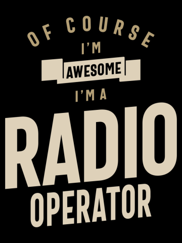 Radio Operator Job Occupation Birthday Worker