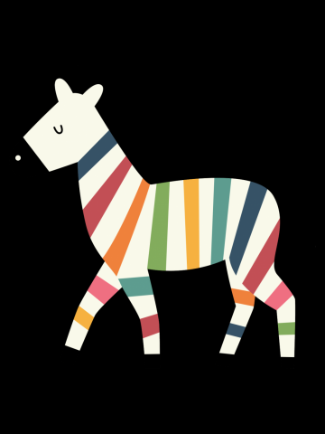 Rainbow Zebra