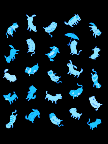 Raining Cats and Dogs (Night Variant)