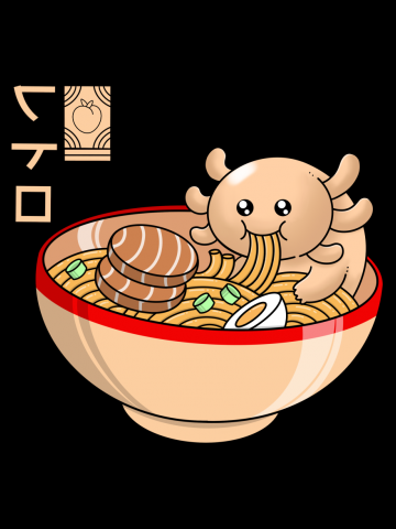 Ramen And Axolotl