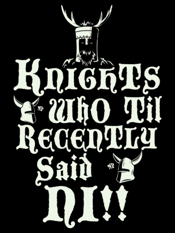 Recently said NI!!