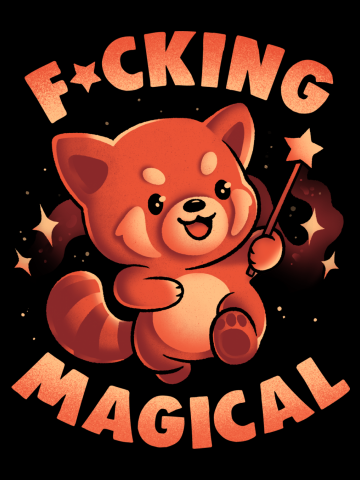 Red Panda Magic - Funny Cute Wizard Red Panda Gift