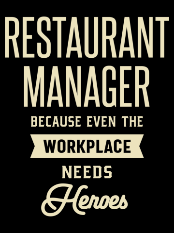 Restaurant Manager Gift Funny Job Title Profession Birthday Idea