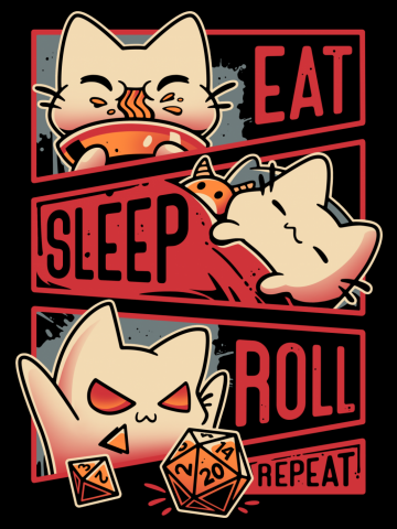 Roleplayer Routine - Kitten Dice Roll