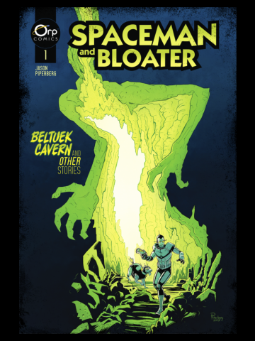 SPACEMAN AND BLOATER: Distressed Comic Cover
