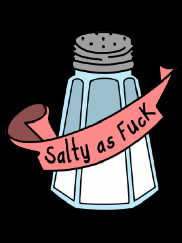 Salty As Fuck - (Small Left Chest)