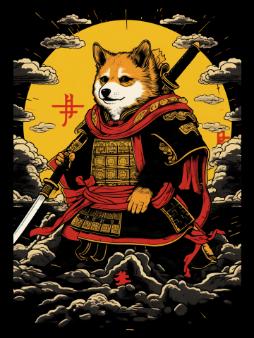 Samurai Corgi Puppy