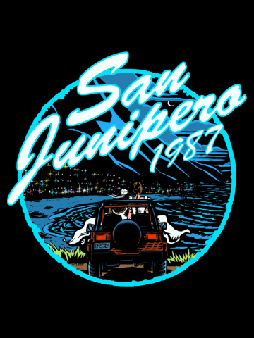 San Junipero in Blue