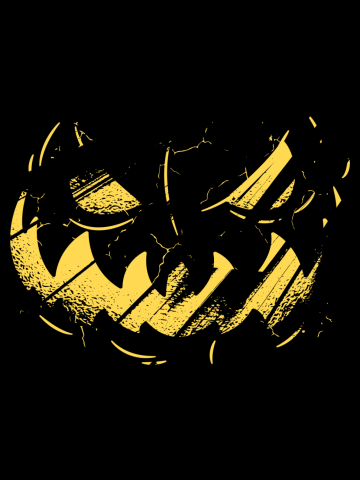 Scary Halloween Jack-O-Lantern Pumpkin Face