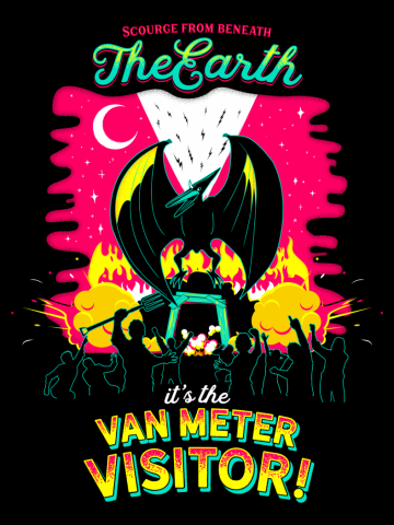 Scourge from Beneath the Earth Van Meter Visitor Cryptid