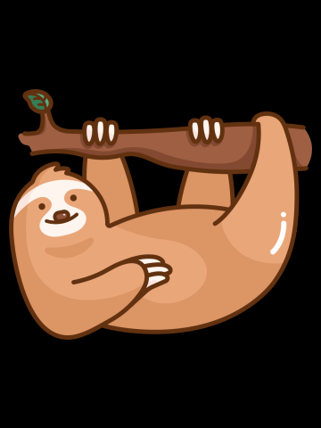 Scratching Sloth